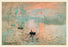 Impression Sunrise 28x42 Giclee on Canvas