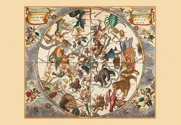 Haemispherium Stellatum Boreale Antiquum 28x42 Giclee on Canvas