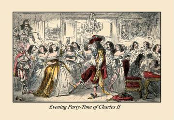 Evening Party - Time of Charles II 28x42 Giclee on Canvas