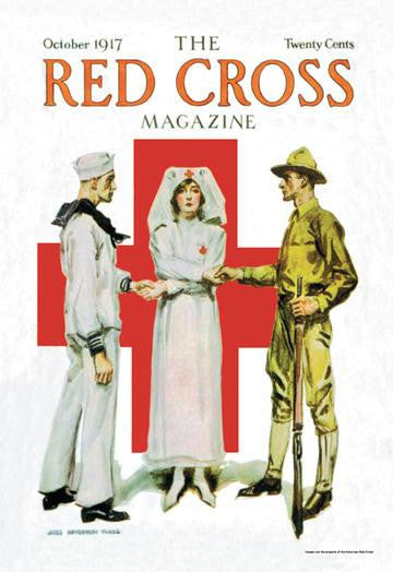 The Red Cross Magazine  October 1917 28x42 Giclee on Canvas