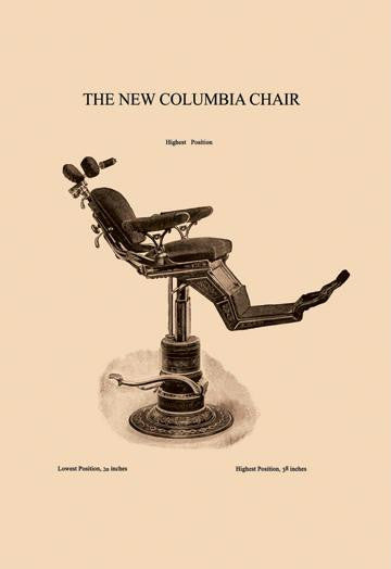 The New Columbia Chair 28x42 Giclee on Canvas