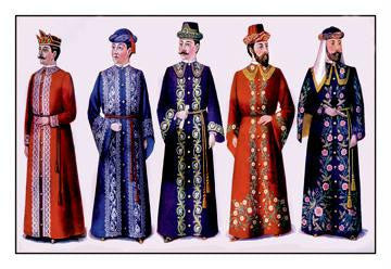 Odd Fellows: Men in Ornate Robes 28x42 Giclee on Canvas