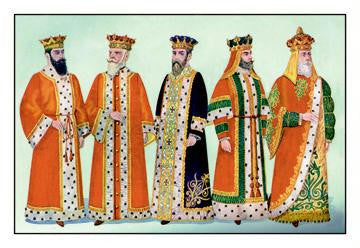 Odd Fellows: Costumes for King Saul 28x42 Giclee on Canvas