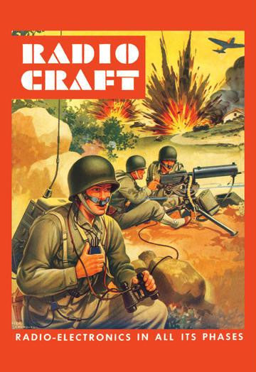 Radio-Craft: Ground Troops 28x42 Giclee on Canvas