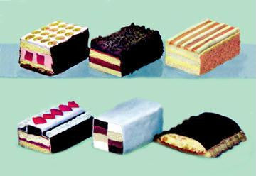 Choice Dessert Slices #1 28x42 Giclee on Canvas