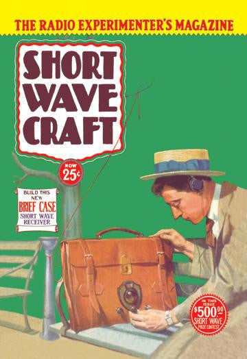 Short Wave Craft: Build This New Briefcase Short Wave Receiver 28x42 Giclee on Canvas