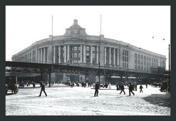 South Street Station  Boston 28x42 Giclee on Canvas