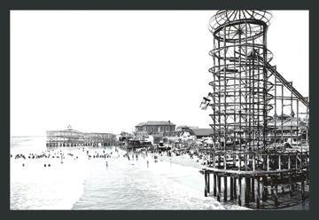 Amusement Park  Long Beach  California 28x42 Giclee on Canvas