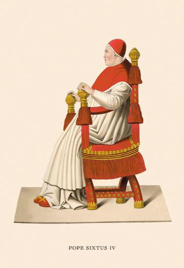 Pope Sixtus IV 28x42 Giclee on Canvas