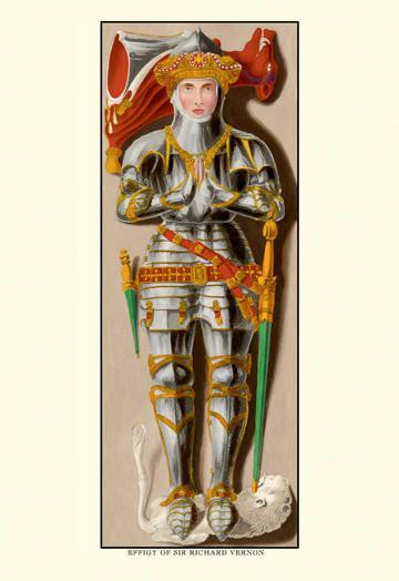 Effigy of Sir Richard Vernon 28x42 Giclee on Canvas