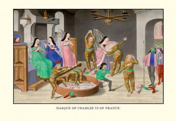 Masque of Charles VI of France 28x42 Giclee on Canvas