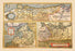 Maps of Eastern Europe and Russia 28x42 Giclee on Canvas