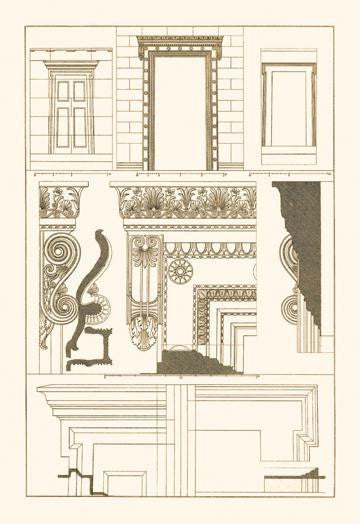 Doorways and Windows 28x42 Giclee on Canvas