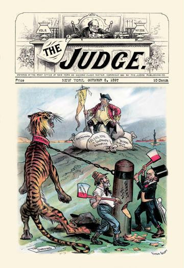 Judge: Stand-Off 28x42 Giclee on Canvas