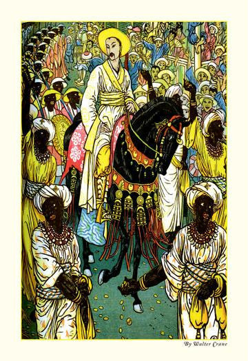 Aladdin&#39;s Procession 28x42 Giclee on Canvas