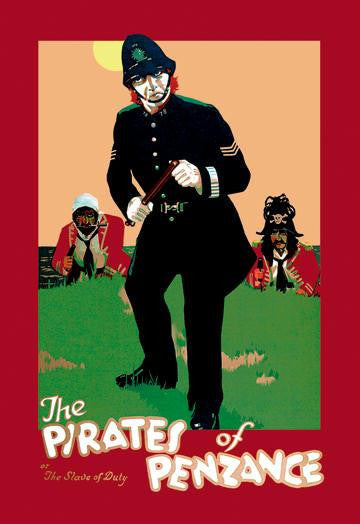 The Pirates of Penzance  or The Slave of Duty #2 28x42 Giclee on Canvas