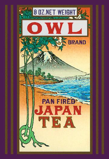 Owl Brand Tea #1 28x42 Giclee on Canvas