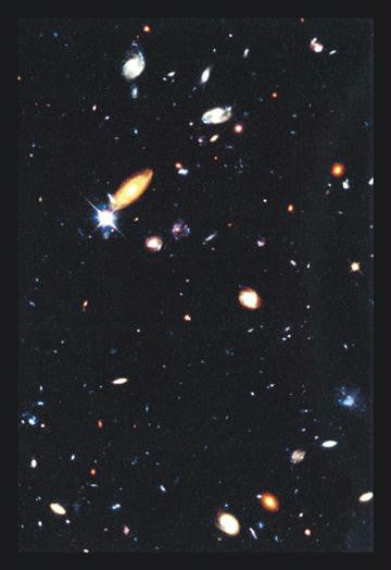 Hubble Deep Field 28x42 Giclee on Canvas