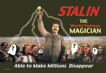 Stalin: The World Famous Magician 28x42 Giclee on Canvas