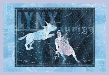 Lynx and Auriga #2 28x42 Giclee on Canvas