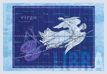 Virgo and Libra #2 28x42 Giclee on Canvas