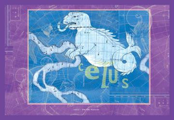 Cetus and Eridanus #2 28x42 Giclee on Canvas