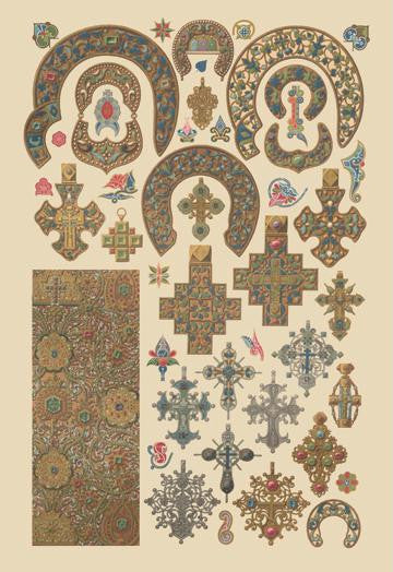 Russian Metalwork 28x42 Giclee on Canvas