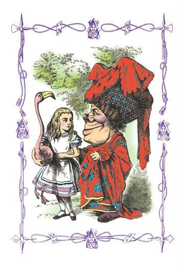 Alice in Wonderland: Alice and the Duchess 28x42 Giclee on Canvas