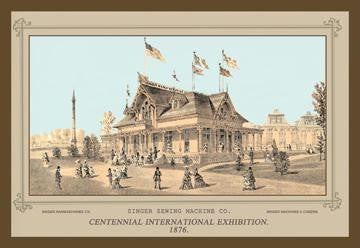 Centennial International Exhibition  1876 28x42 Giclee on Canvas