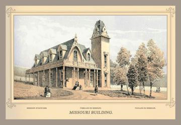 Centennial International Exhibition  1876 - Missouri Building 28x42 Giclee on Canvas