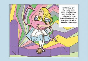 Alice in Wonderland: Alice and the Bird 28x42 Giclee on Canvas