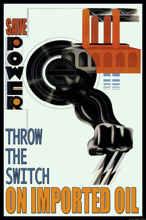 Save Power 28x42 Giclee on Canvas