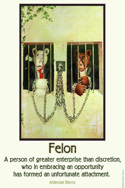 Felon 28x42 Giclee on Canvas