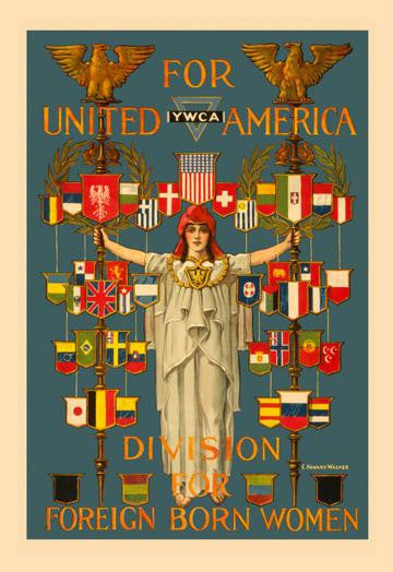 For United America 28x42 Giclee on Canvas