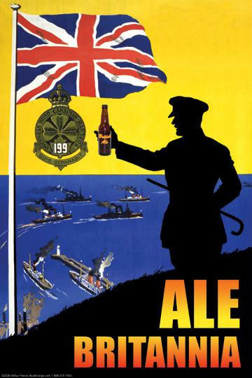 Ale Britannia 28x42 Giclee on Canvas