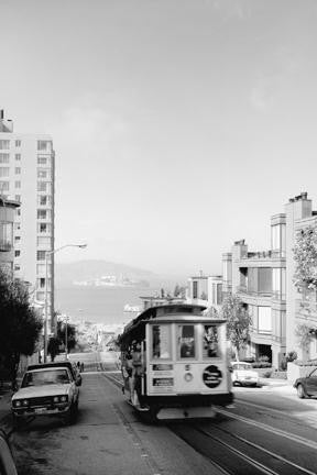 San Francisco Cable Car 28x42 Giclee on Canvas