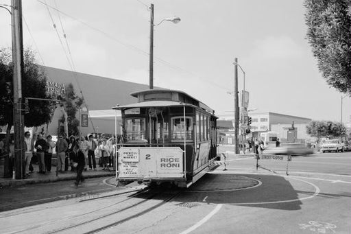 Powell & Market Cable Car 28x42 Giclee on Canvas