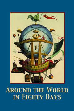 Around the World in Eighty Days 28x42 Giclee on Canvas