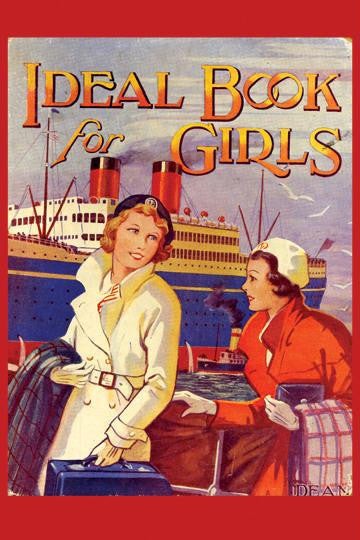 Ideal Book for Girls 28x42 Giclee on Canvas