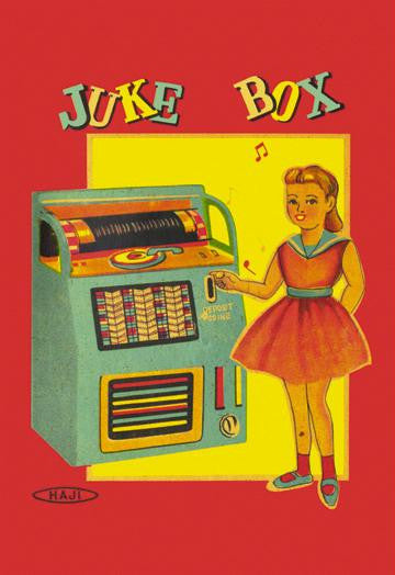 Juke Box 28x42 Giclee on Canvas