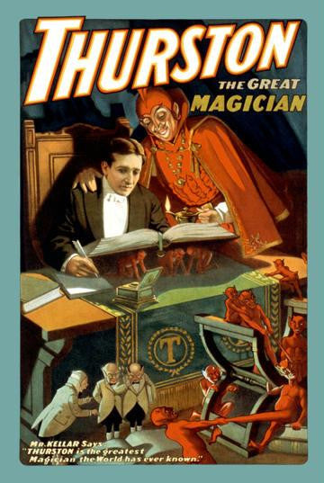 Thurston: the great magician 28x42 Giclee on Canvas