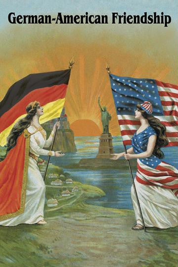 Greek American Friendship 28x42 Giclee on Canvas