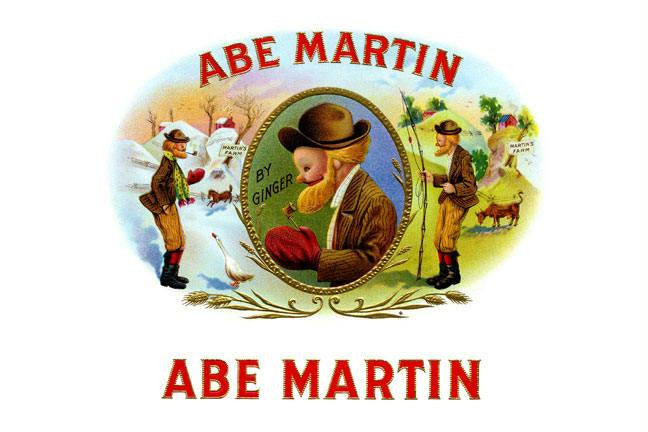 Abe Martin 28x42 Giclee on Canvas