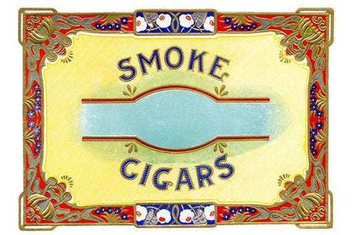 Smoke Cigars 28x42 Giclee on Canvas