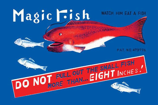 Magic Fish 28x42 Giclee on Canvas