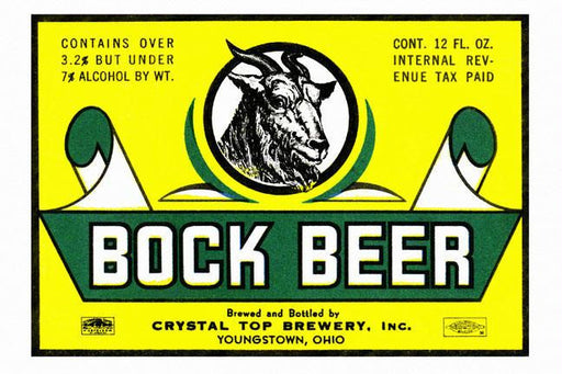 Bock Beer 28x42 Giclee on Canvas