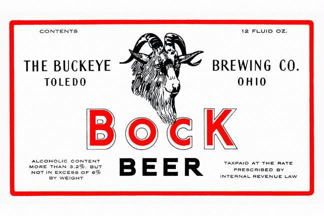 Bock Beer 28x42 Giclee on Canvas