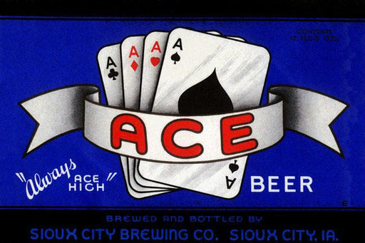 Ace Beer 28x42 Giclee on Canvas