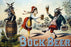 Bock Beer Celebration 28x42 Giclee on Canvas