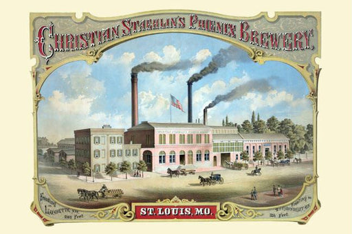 The Phoenix Brewery  St. Louis 28x42 Giclee on Canvas